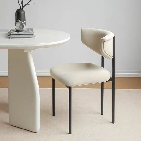 Gaoliang Dining Chair Wide Leather Backrest OEM/ODM(YZ35)