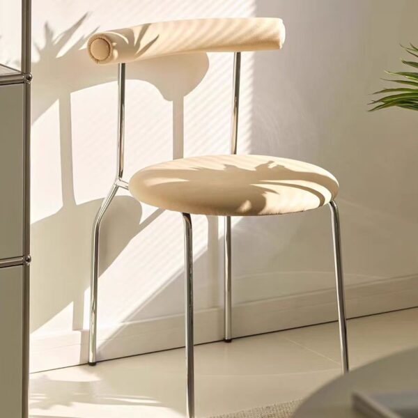 Gaoliang Dining Chair Round Leather Upholstery OEM/ODM(YZ39)