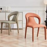 Gaoliang dining chair colorful leather upholstered OEM/ODM(YZ59)