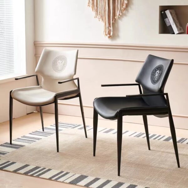 Gaoliang Dining Chairs with arms Leather OEM/ODM(YZ98)