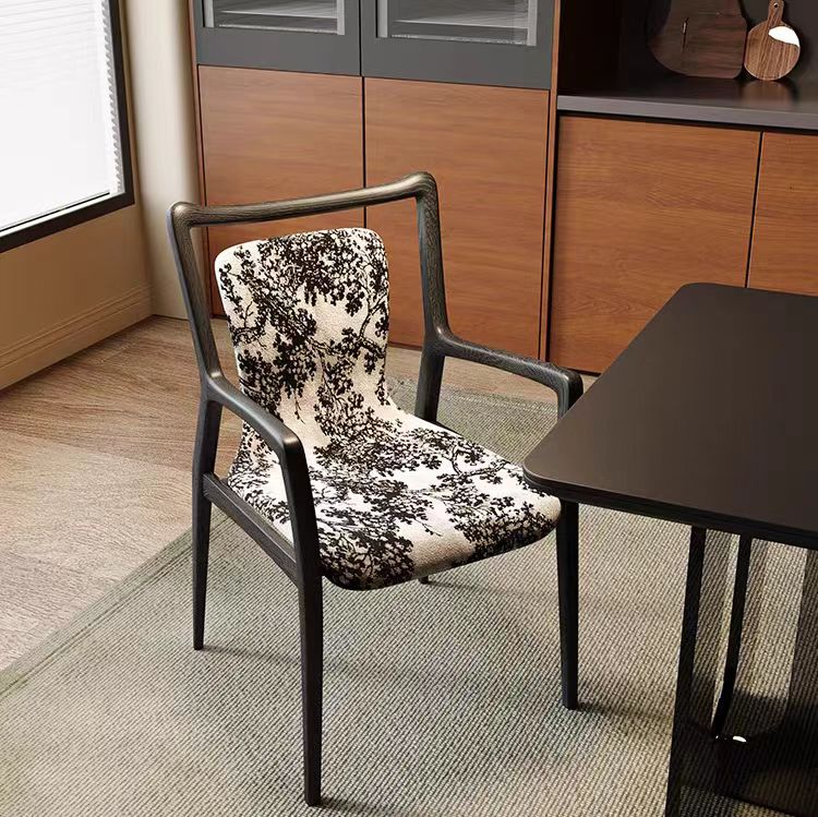Gaoliang dining chair wood with arms Nodic OEM/ODM(YZ05)