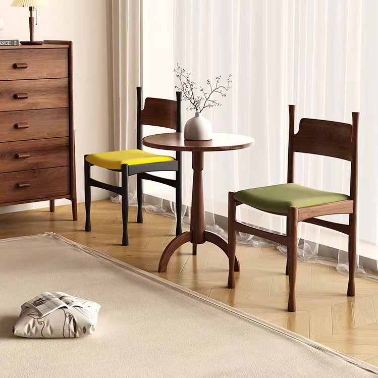 Gaoliang dining chair modern wood green OEM/ODM(YZ09)