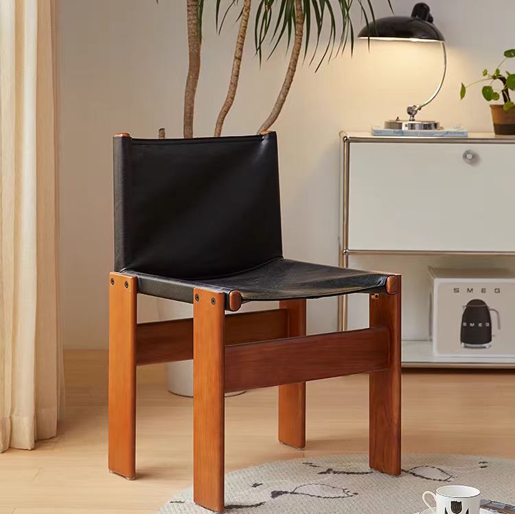 Gaoliang Dining Chair Wood Modern Nordic Leather OEM/ODM(YZ10)