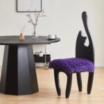 Gaoliang Dining Chair Solid Wood Creative Vintage OEM/ODM(YZ13)
