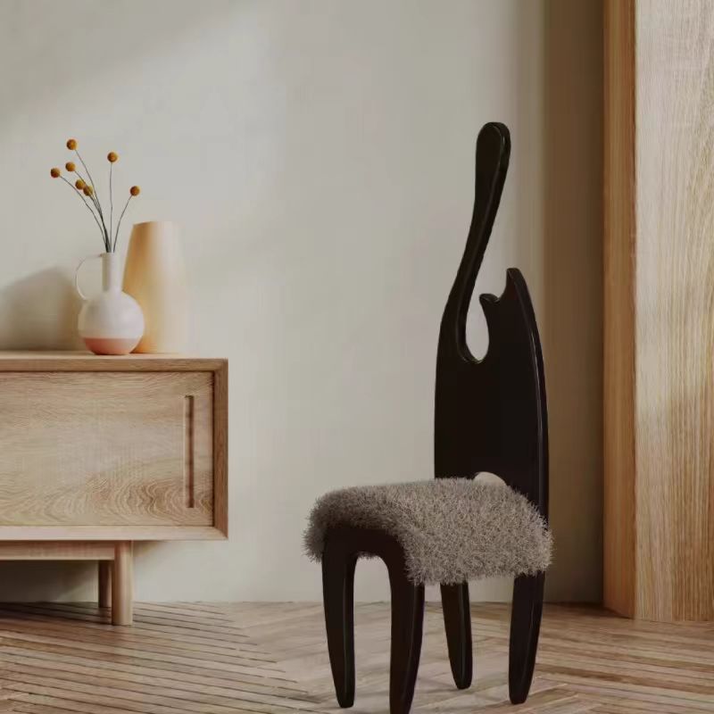 Gaoliang Dining Chair Solid Wood Creative Vintage OEM/ODM(YZ13)