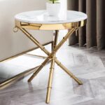 Gaoliang Side Table Modern Stone Round Table (BJ01)