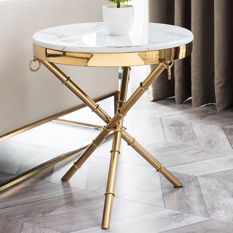 Gaoliang Side Table Modern Stone Round Table (BJ01)