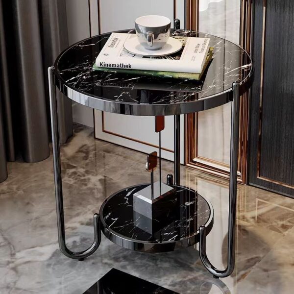 Gaoliang Side Table Modern Nordic Marble Stone Top Table OEM/ODM(BJ09)