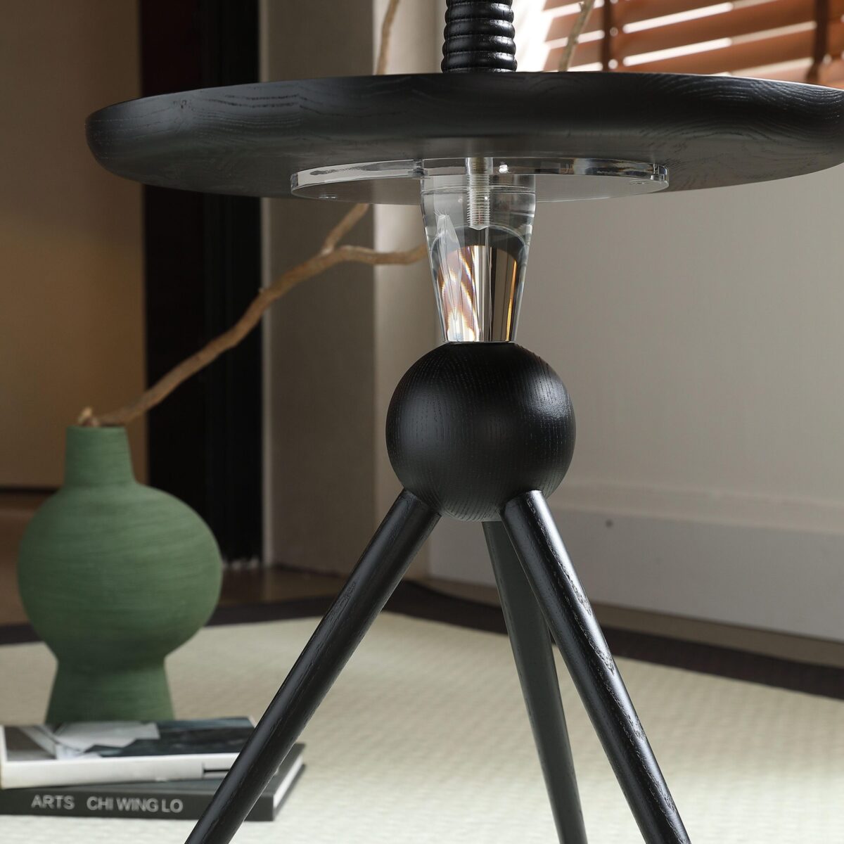 Gaoliang Side Table Nordic Antique Wooden Round Table OEM/ODM (BJ20)