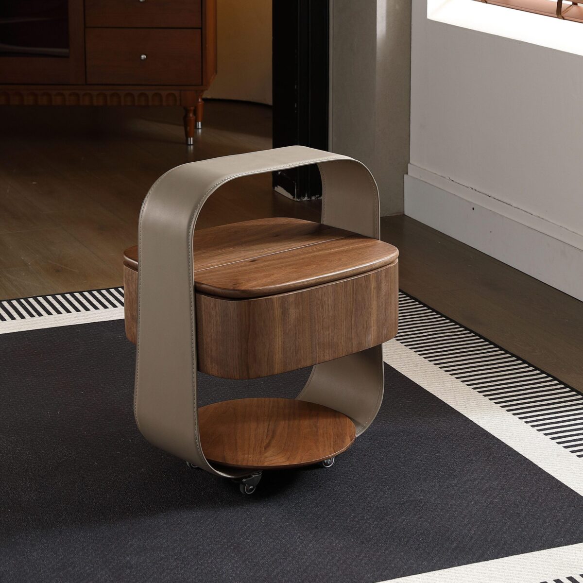 Gaoliang Side Table Removable Modern Wooden Storage Table OEM/ODM (BJ44)
