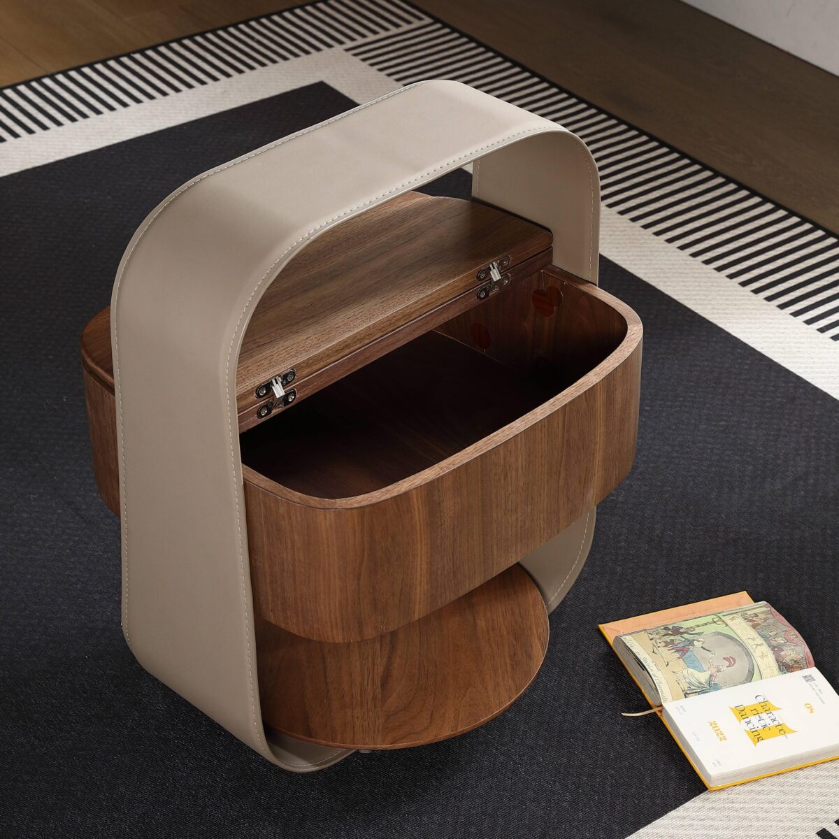 Gaoliang Side Table Removable Modern Wooden Storage Table OEM/ODM (BJ44)