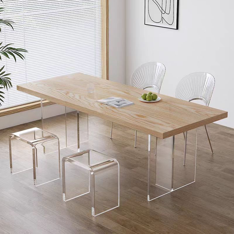 Gaoliang Dining Table Modern Acrylic Legs OEM/ODM(CZ95)