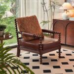Gaoliang Accent Chair Mid-Century Vintage Wood OEM/ODM (DY20)