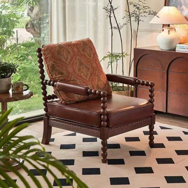 Gaoliang Accent Chair Mid-Century Vintage Wood OEM/ODM (DY20)