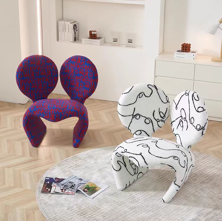 Gaoliang Accent Chair Fabric Unique Shape OEM/ODM (DY213)