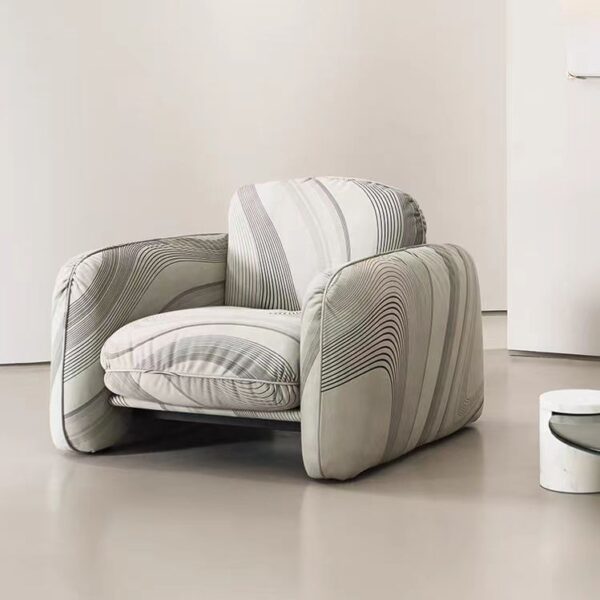 Gaoliang Accent Chair Minimalist Modern Fabric Print OEM/ODM (DY229)