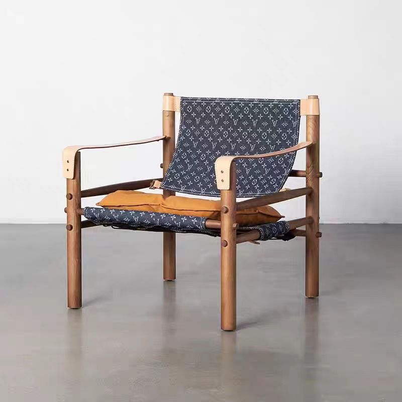 Gaoliang Accent Chair Solid Wood Vintage Style OEM/ODM (DY39)