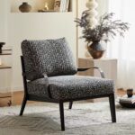 Gaoliang Lounge Chair Solid Wood Creative Fabric OEM/ODM (DY131)