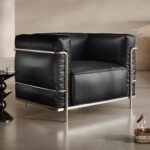 Gaoliang Accent Chair with Arms Premium Black Modern OEM/ODM (DY181)