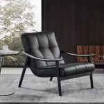 Gaoliang Leisure Chair Italian Minimalist Modern Leather OEM/ODM (DY58)