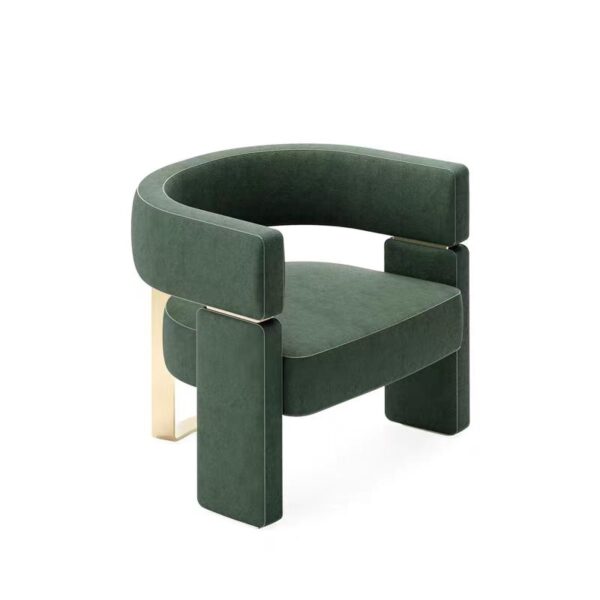 Gaoliang Accent Chair Nordic Velour Modern Luxury OEM/ODM (DY93)