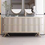 Gaoliang Sideboard Cabinet Modern Luxury Stone Top OEM/ODM(GZ103)