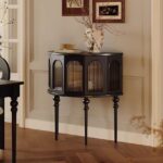 Gaoliang Sideboard Cabinet Semicircle Wooden Storage OEM/ODM (GZ31)
