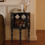 Gaoliang Sideboard Cabinet Modern Round Wooden OEM/ODM(GZ32)