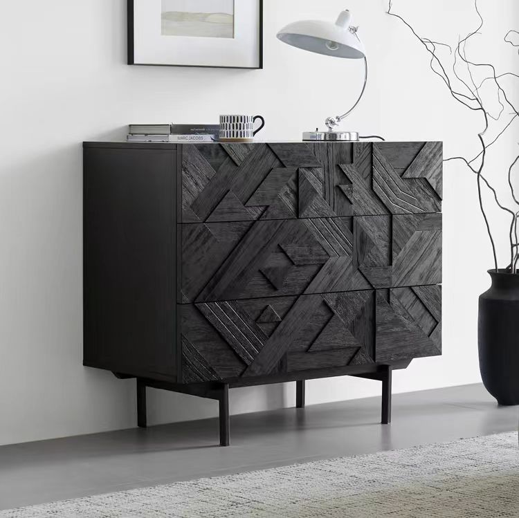 Gaoliang Sideboard Cabinet Modern Carve Designs OEM/ODM(GZ41)