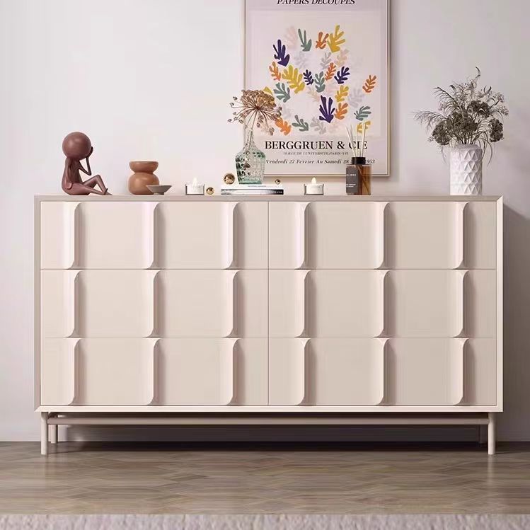 Gaoliang Sideboard Cabinet Modern Cream Wooden OEM/ODM(GZ43)