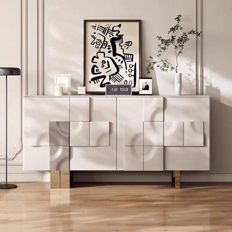 Gaoliang Sideboard Cabinet Modern Light Luxury Marble Top OEM/ODM(GZ44)