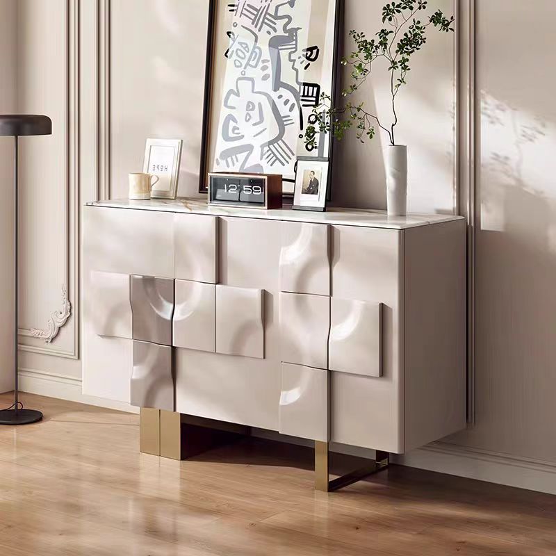 Gaoliang Sideboard Cabinet Modern Light Luxury Marble Top OEM/ODM(GZ44)