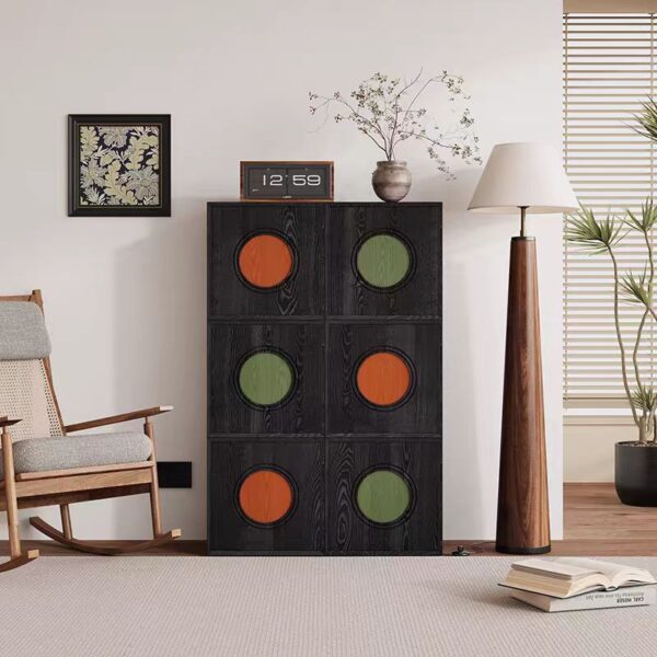 Gaoliang Sideboard Cabinet Wooden Block Storage OEM/ODM(GZ51)