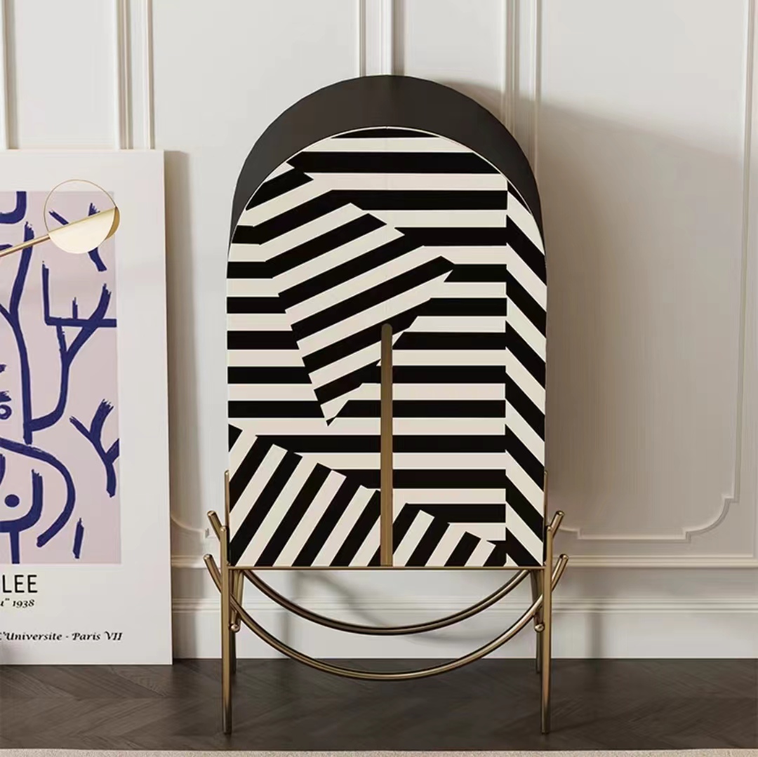 Gaoliang Sideboard Cabinet Hand-painted Zebra Storage OEM/ODM(GZ61)