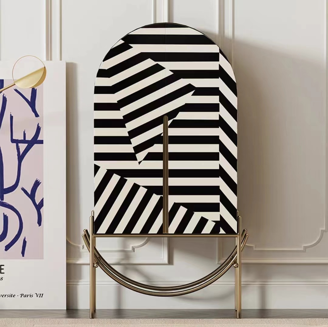 Gaoliang Sideboard Cabinet Hand-painted Zebra Storage OEM/ODM(GZ61)