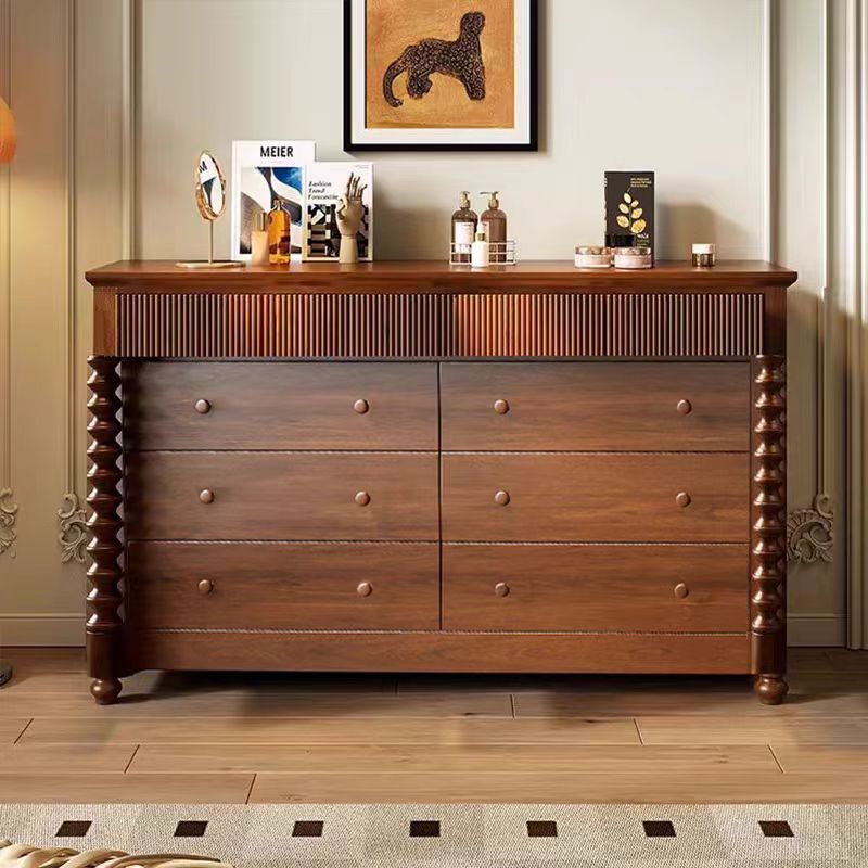 Gaoliang Sideboard Cabinet Vintage Carved Decoration OEM/ODM (GZ70)