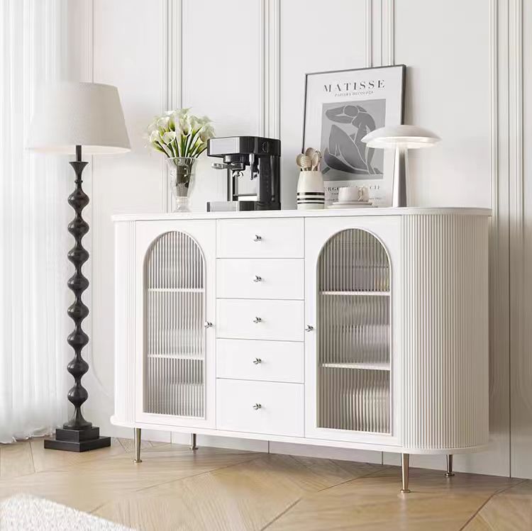 Gaoliang Sideboard Cabinet French Cream Wooden OEM/ODM(GZ80)