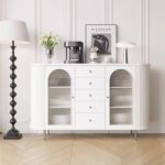 Gaoliang Sideboard Cabinet French Cream Wooden OEM/ODM(GZ80)