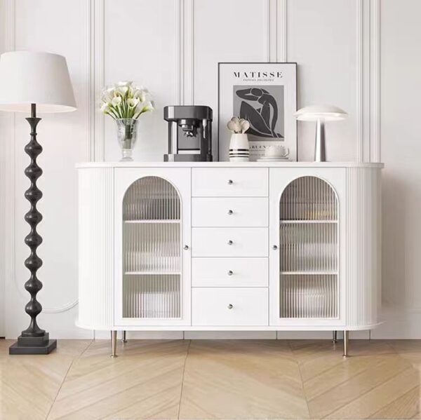 Gaoliang Sideboard Cabinet French Cream Wooden OEM/ODM(GZ80)