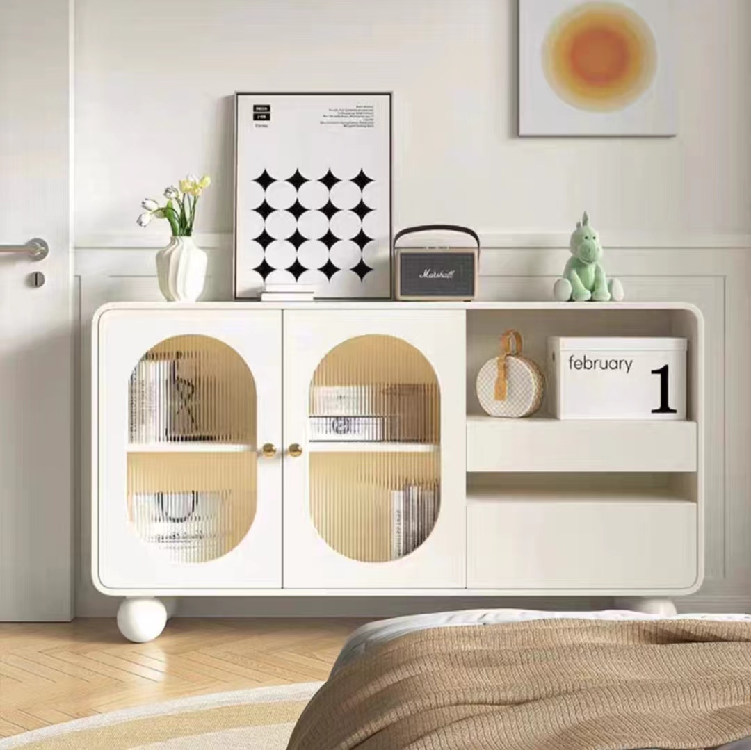 Gaoliang Sideboard Cabinet Modern Cream White OEM/ODM(GZ90)