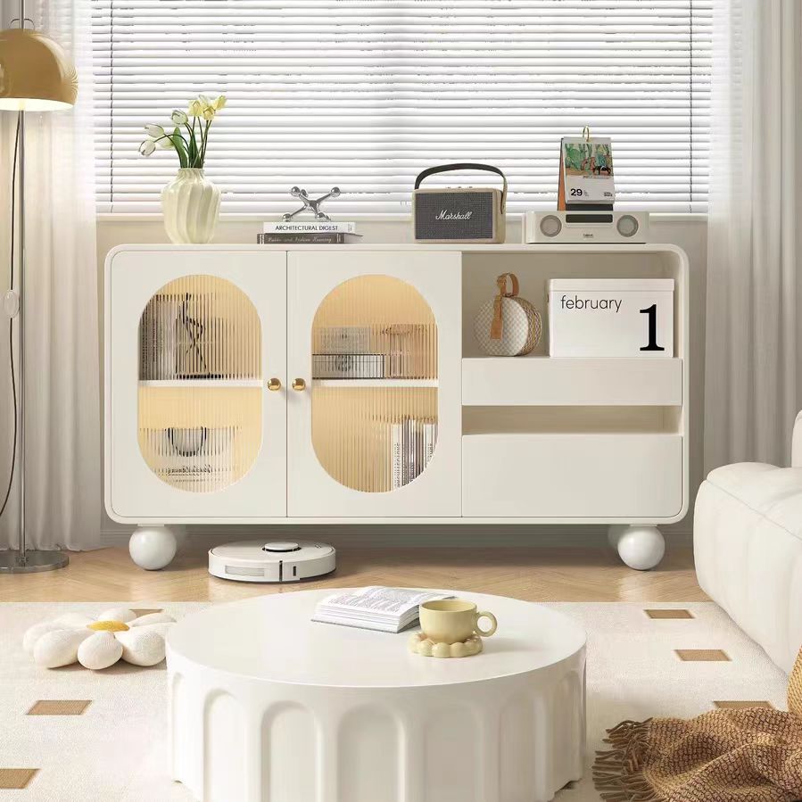 Gaoliang Sideboard Cabinet Modern Cream White OEM/ODM(GZ90)