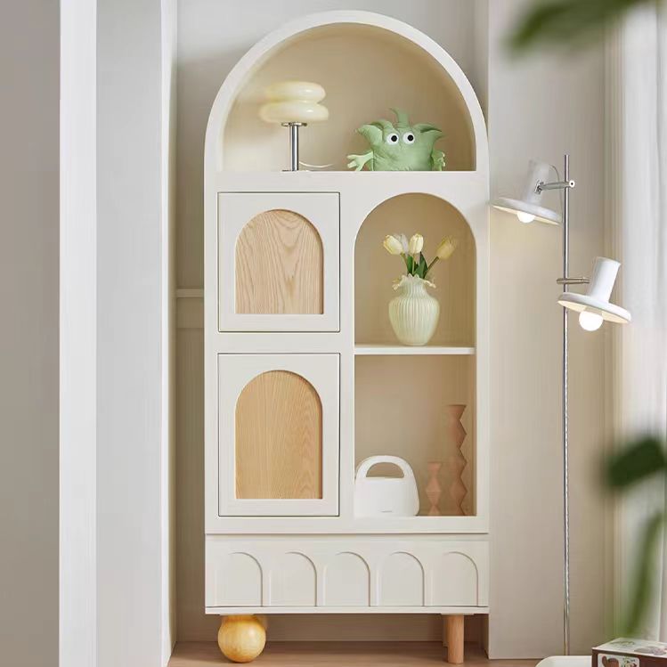 Gaoliang Sideboard Cabinet Modern Cream Bookshelf OEM/ODM(GZ91)