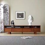 Mid Century Vintage Creative Solid Wood TV Cabinet