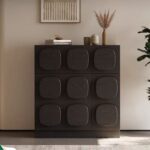 Gaoliang Sideboard Cabinet Farmhouse Vintage Style OEM/ODM(GZ75)