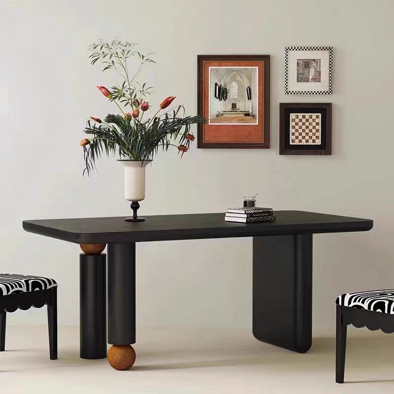Gaoliang Dining Table Nordic Style Black OEM/ODM (CZ03)