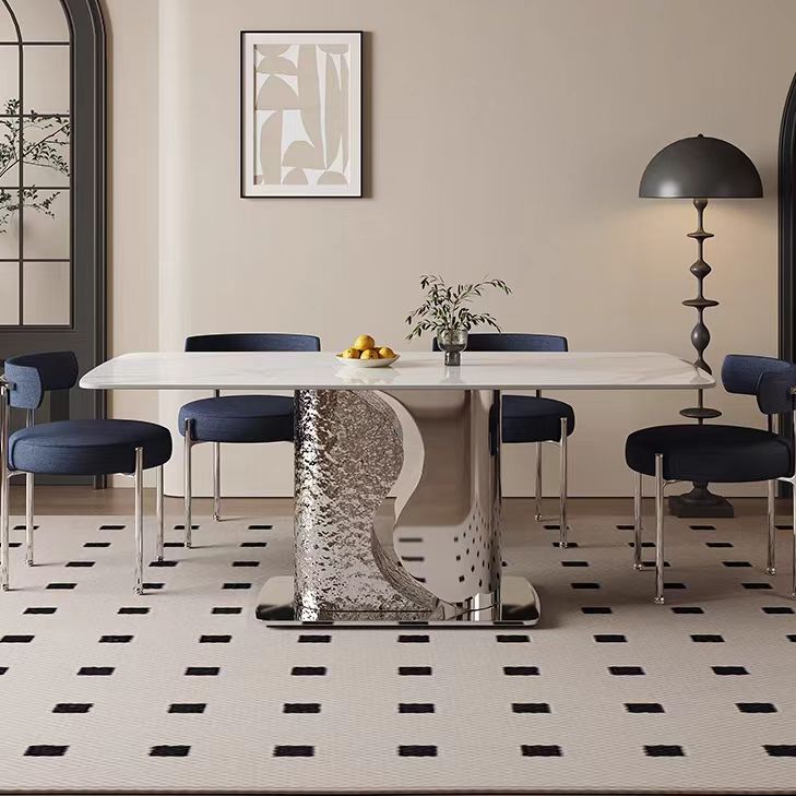 Gaoliang Dining Table Modern Square Stone OEM/ODM (CZ15)