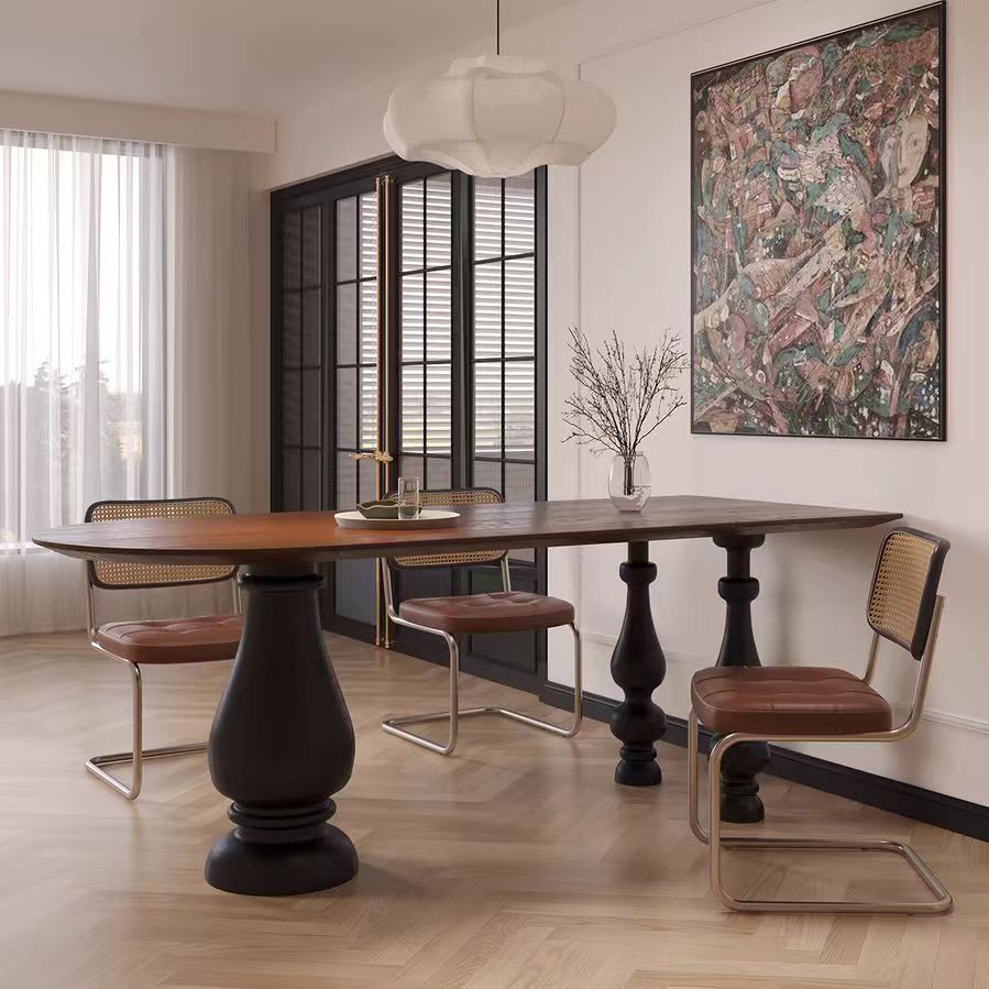 Gaoliang Dining Table French Solid Wood OEM/ODM (CZ177)