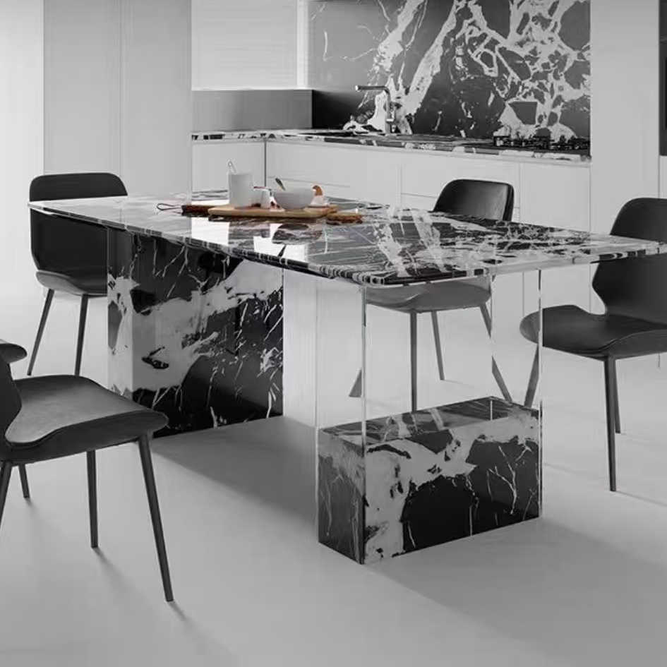 Gaoliang Dining Table Italian Modern Marble OEM/ODM (CZ180)