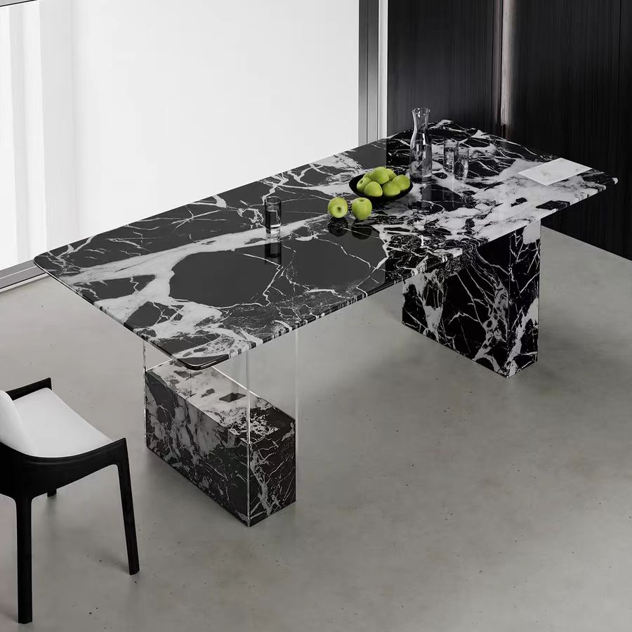 Gaoliang Dining Table Italian Modern Marble OEM/ODM (CZ180)