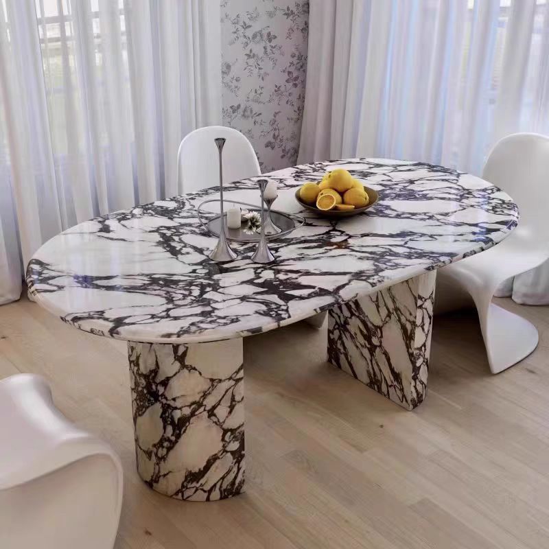 Gaoliang Dining Table Modern Bulgari Stone OEM/ODM (CZ181)